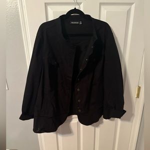 Plus size black jacket